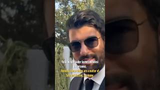 Engin Akyürek on marriage Tr and Eng Subtitles enginakyurek turkishseries enginakyürek [upl. by Seldan]