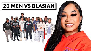 20 MEN VS 1 INFLUENCER BLASIAN [upl. by Eiznikcm]