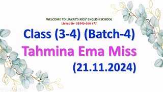 Kids Spoken English Class 34 batch4 21112024 [upl. by Assened]