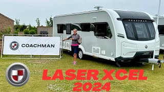 NEW Coachman Laser Xcel Caravan Range 2024  First Look and New Model [upl. by Aical]