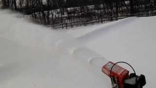 Ariens 24quot Snowblower in Action [upl. by Inalaek604]