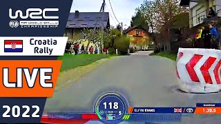 WRC Rally LIVE  Shakedown at WRC Croatia Rally 2022 [upl. by Nirel]