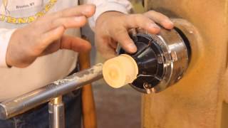 Threaded Box A stepbystep processwoodturning [upl. by Nirb]