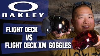 2018 Oakley Flight Deck vs Flight Deck XM  Comparison  TheHousecom [upl. by Eahsal]