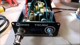 Quicko T12952 OLED DIY T12 soldering controller [upl. by Femi]