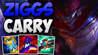 CHALLENGER DOMINATES WITH ZIGGS ADC  CHALLENGER ZIGGS ADC GAMEPLAY  Patch 1410 S14 [upl. by Hoban]