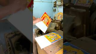 Daily Calendar pad printing in press machine howto [upl. by Nerrej]