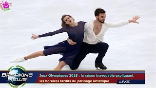 Jeux Olympiques 2018  la raison inavouable expliquant les horaires tardifs du patinage artis [upl. by Hakon338]