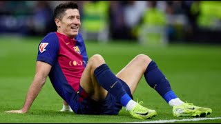 Robert Lewandowski Double Goal Real Madrid vs Barcelona 04 Highlights LaLiga 2024 25 [upl. by Roderica125]