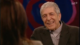 Interview with Leonard Cohen and Anjani Thomas  SVTNRKSkavlan [upl. by Esmeralda]