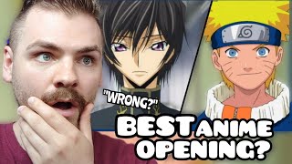 Reacting to THE BEST ANIME OPENINGS  Best Openings of the Anime Series Edition  REACTION [upl. by Richmond509]