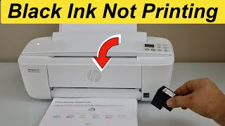 HP DeskJet 3700 Not Printing Black Ink 2 Easy Steps To Fix [upl. by Kerk753]