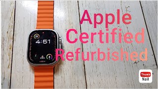 Apple Watch Ultra 2 Certified Refurbished Unboxing [upl. by Keriann]