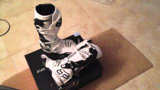 New FOX Instinct Boots In White Unboxing [upl. by Letnuahs399]