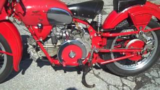 1950s Moto Guzzi Falcone Classic Motorcycle [upl. by Ummersen]