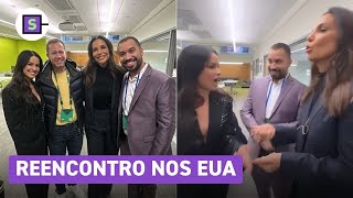 Sincerão em Harvard Juliette Gil do Vigor e Tiago Leifert se encontram com Ivete Sangalo nos EUA [upl. by Ayhtak]