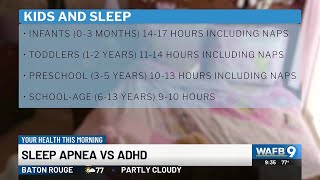 YOUR HEALTH Sleep Apnea Vs ADHD Is Your Kid Tired or Wired [upl. by Acilegna560]