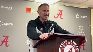 Alabama Basketball  Nate Oats previews Illinois game in Birmingham [upl. by Refinneg]