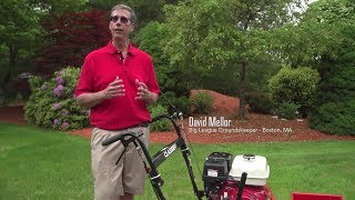 David Mellor On Using Classen Turf Overseeders [upl. by Aihtekal]