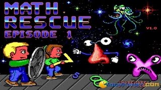 Math Rescue gameplay PC Game 1992 [upl. by Iarised]