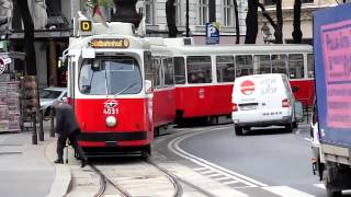 Straßenbahn Wien  Impressionen April 2012 [upl. by Aronoh]