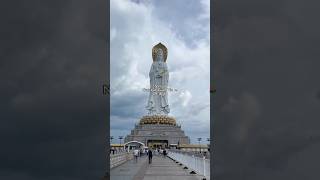 The prettiest GuanYin statue🫶🥺sanya hainan china haikou beach photography chinatravel vlog [upl. by Meng614]