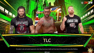 Roman Reigns VS CM Punk Vs Jon Moxley Triple Threat TLC Match [upl. by Schiffman]