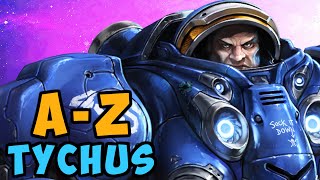 Tychus A  Z  Heroes of the Storm HotS Gameplay [upl. by Sikata717]