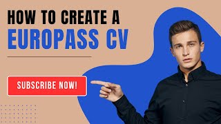 How to Create Europass CV Europass Cv StepbyStep Guide [upl. by Janerich]