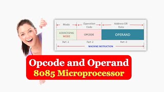 What are Opcode and Operand in 8085  Difference between Opcode and Operand in 8085 [upl. by Anitnauq]