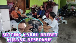 SETTING KARBU MIO BOROS BREBET TIDAK RESPONSIF dan BUSI HITAM [upl. by Lieberman327]