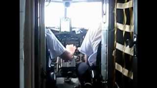 Douglas DC3 Dakota Flight onboard view take off and landing [upl. by Artinek254]