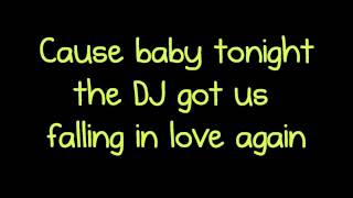 DJ Got Us Falling in Love  Usher Lyrics ft Pitbull [upl. by Riannon]