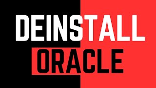 Deinstall Oracle Software on Linux [upl. by Rozele]