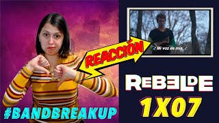 REACCIÓN a Rebelde  Netflix  1x07 quotHasta que amanezcaquot [upl. by Nhguavoj]