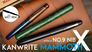 Kanwrite Mammoth X Fountain Pen Review with Heritage Ebony Kingfisher [upl. by Oliviero16]