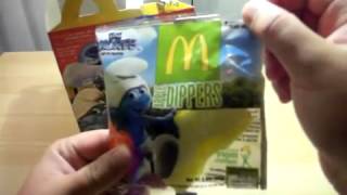 Mcdonalds Happy Meal The Smurfs Promo [upl. by Aydiv]