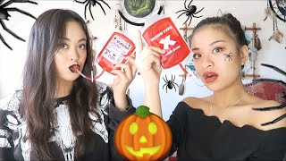 ON BOIT DU SANG  HALLOWEEN 🎃🕷☠️  DÉGUSTATIONUNBOXING [upl. by Leff]