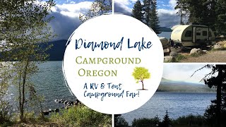 Diamond Lake Campground Oregon  RV amp Tent Camping  A Campground Fav [upl. by Rasia]