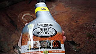 Rust Dissolver Does It Work Rustoleum Rust Dissolver [upl. by Annaehr]