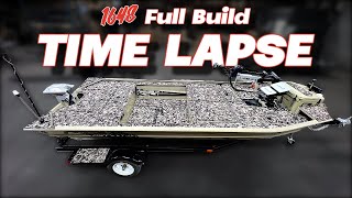 Full Build Time Lapse  1648 Fisher Aluminum Boat [upl. by Laroy365]