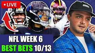 NFL WINNERS  Best Bets Parlays Predictions  Picks Today Sunday October 13th  HTP Ep24 [upl. by Kinsler]