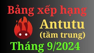 Bảng xếp hạng Antutu tầm trung tháng 92024 [upl. by Zacharie501]