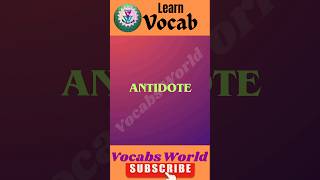 Antidote meaning in Hindi antidote The Hindu vocab english shorts cgl2024 ssc vocabulary [upl. by Elyn]