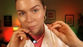 ASMR Cleaning Your Skin amp Taping  Face Examination RP [upl. by Jolene906]