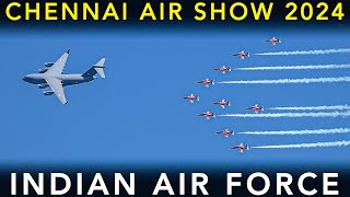 Ultimate CHENNAI AIR SHOW 2024🇮🇳 highlights  INDIAN AIR FORCE🇮🇳 [upl. by Welcome]