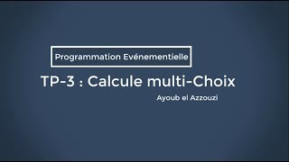 Programmation ÉvénementielleC  TP3  Calcule en multiChoix  radioButton [upl. by Barncard722]