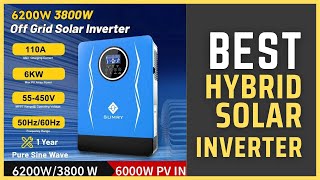 Best Hybrid Solar Inverter  3800W 6200W Hybrid Solar Inverter on ALIEXPRESS [upl. by Emoreg]