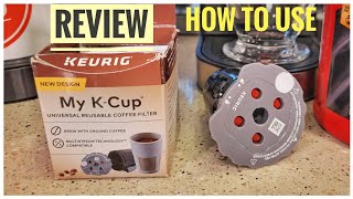 REVIEW amp HOW TO USE Keurig My KCup Reusable Filter MultiStream in KSupreme Plus Smart Coffee Maker [upl. by Enaud474]