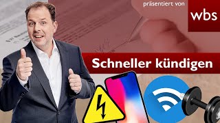 Schneller kündigen amp kürzere Laufzeit viele Vorteile durch neues Gesetz für Handy Fitness amp Co [upl. by Secunda]